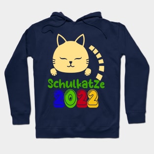 Schulbeginn Katze Schulkatze 2022 T shirt Hoodie